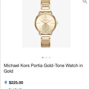 Michael Kors Gold Portia Watch